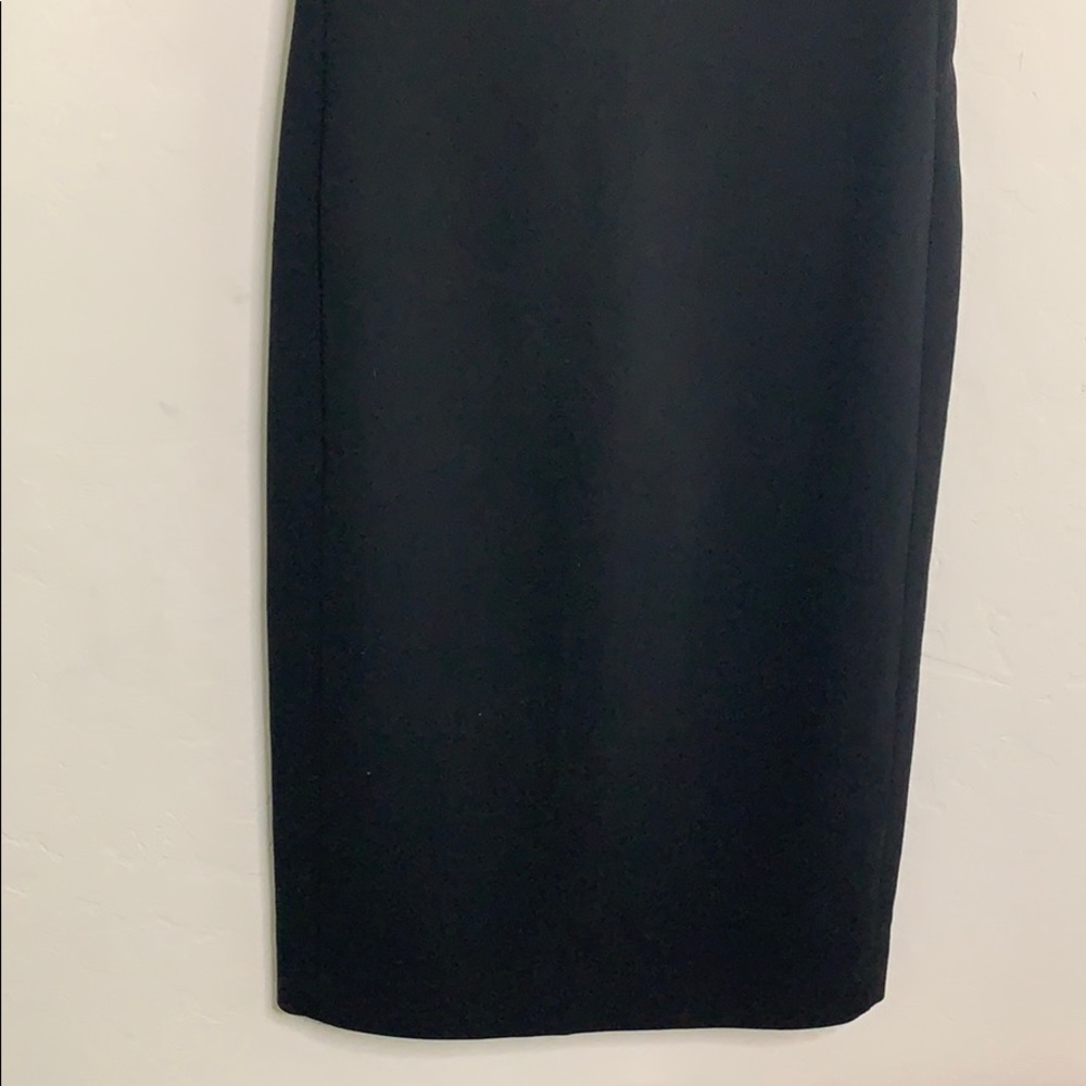 Zara black fitted cocktail business dress XS (cc) - Picture 3 of 6